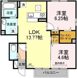 クレセント片島の物件間取画像